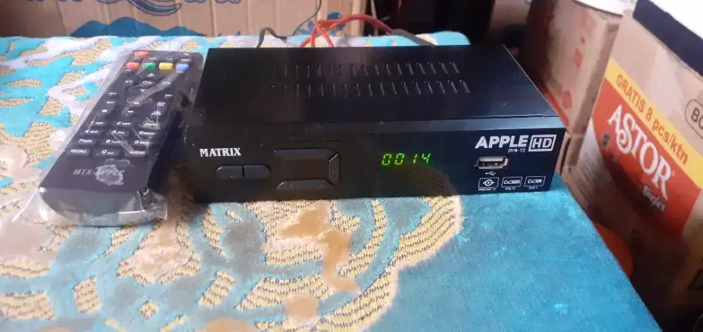 Set Top Box (STB) MATRIX APPLE  -  DVB-T2 - HD Bisa YOUTUBE