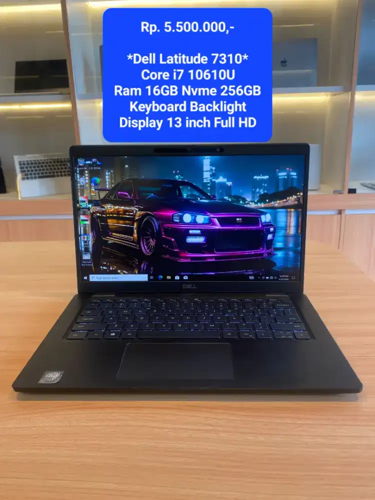 Dell Latitude 7310 Core I7 10610U Ram 16GB Nvme 256GB Prokomputer