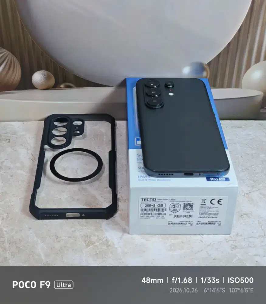Tecno camon 50 pro 8/256gb black garansi mei 2027