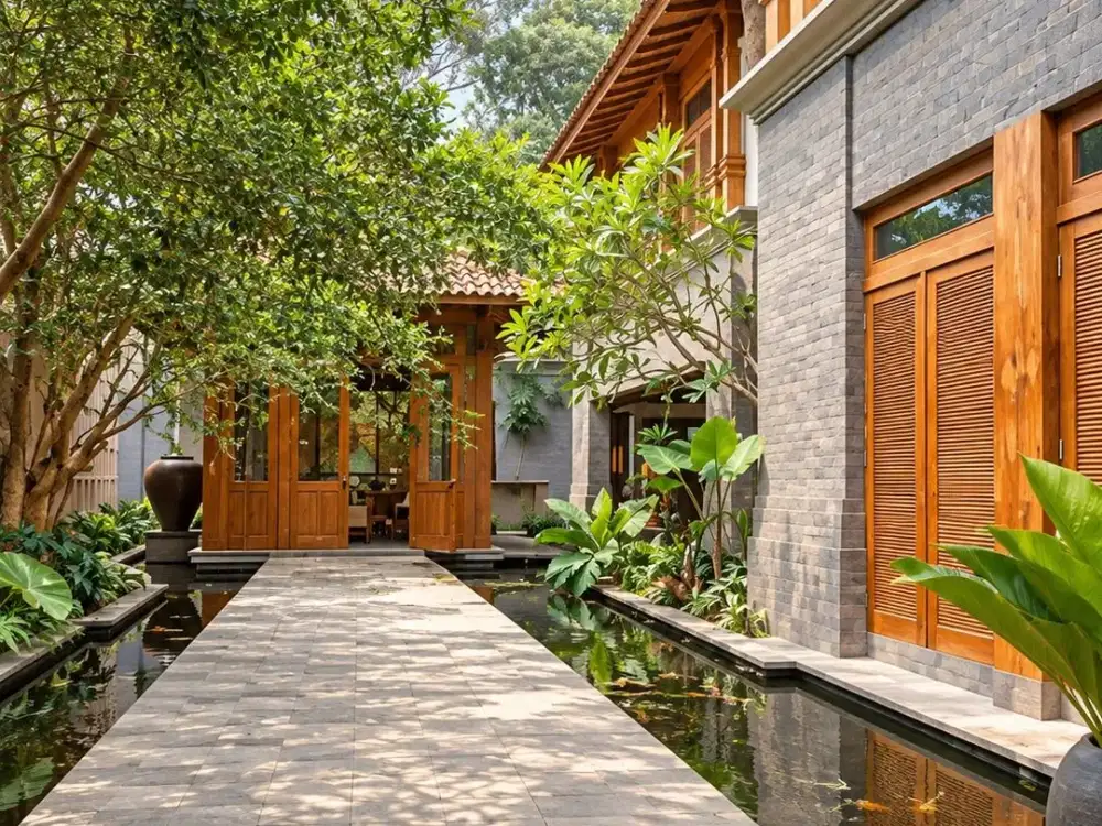 Rumah Javanes Heritage Resort style posisi kuldesak fully furnished siap huni lokasi strategis di Bintaro Jaya Sektor 9  19446 GB