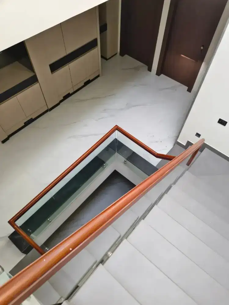 RAILING tangga kaca Stainless