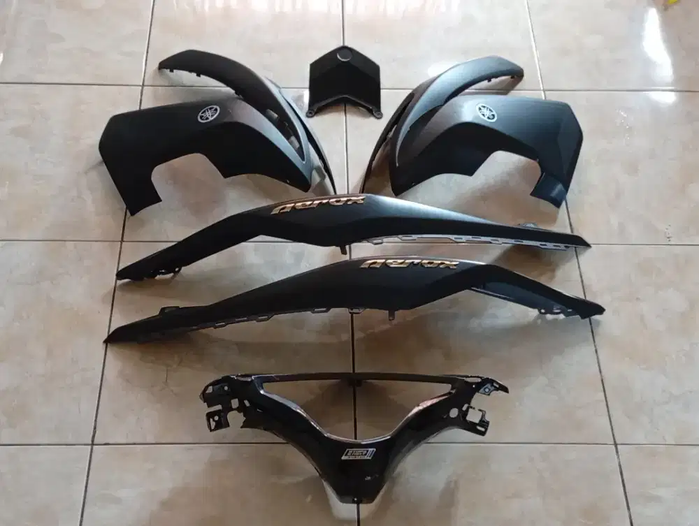 Cover Body Aerox 155 Old Matte Black