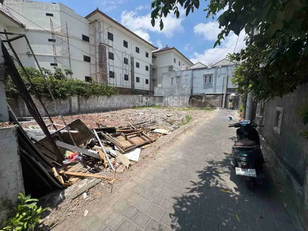 Jual Tanah Lokasi Premium Luas 125m/1.25are ( Tersedia 3 plot saja ) Lokasi Jl Tukad Penet Renon dekat Sekolah international.