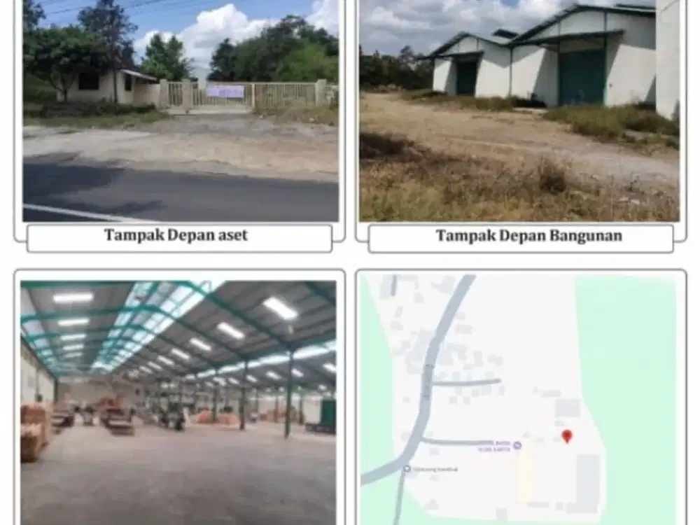 Dijual Gudang dengan Tanah yang Luas Siap Pakai Untuk Pabrik Harga Murah Bisa Nego