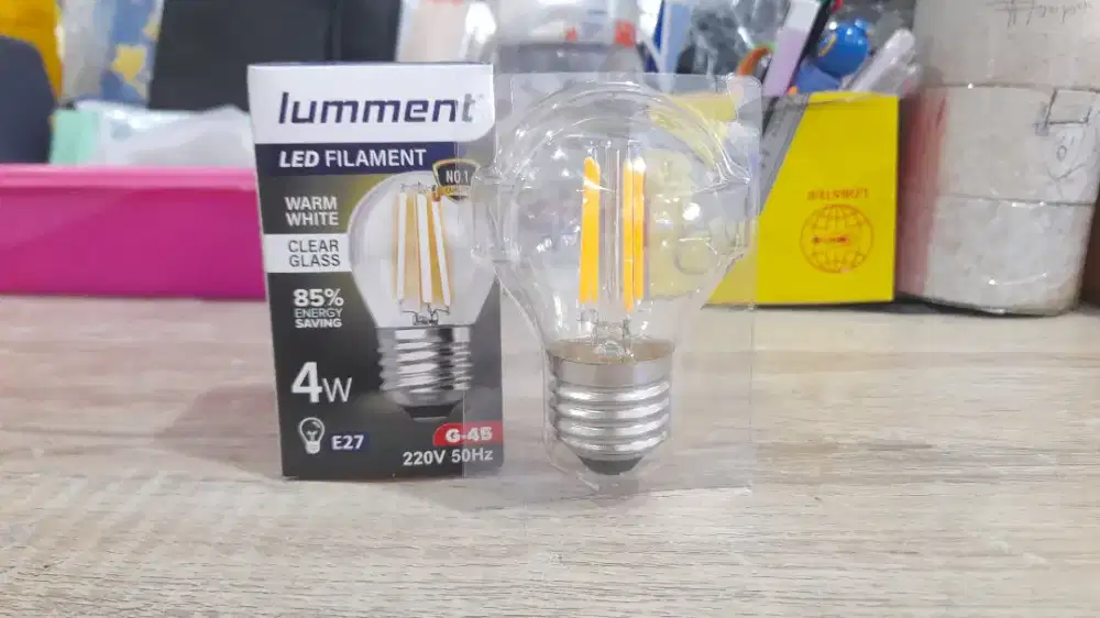 Lampu Edison LED Lumment G45 Filament E27-Estetik & Hemat Energi