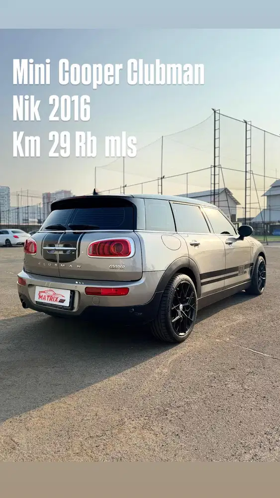 Mini Cooper Nik 2018 Silver on black Siap pakai