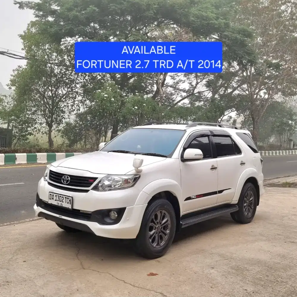 Toyota Fortuner 2.7 TRD Bensin A/T 2014
