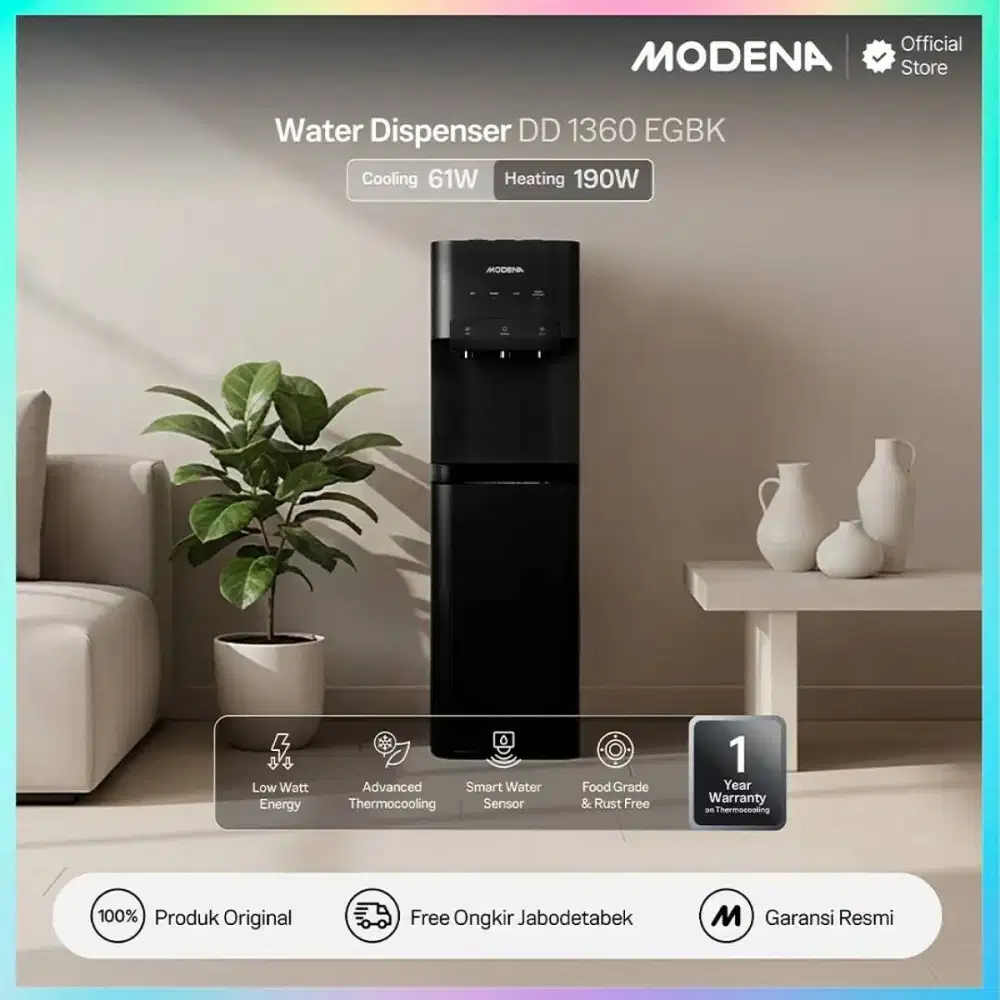 MODENA DD 1360 EGBK Dispenser Galon Bawah