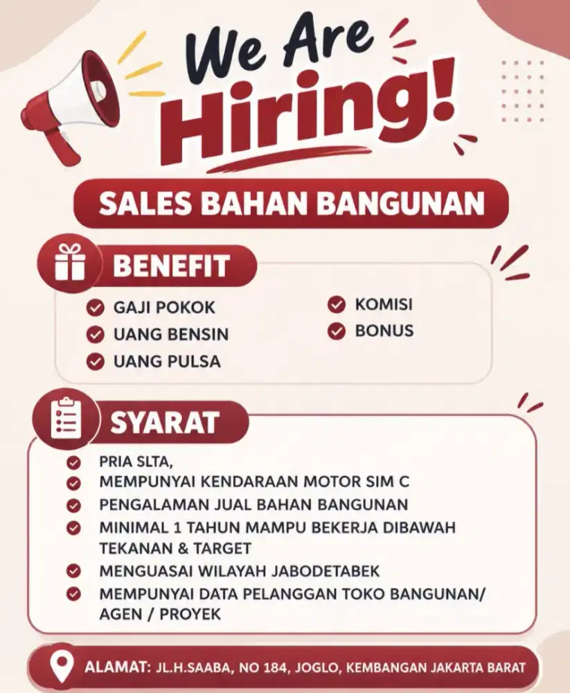 Sales Bahan Bangunan ( pipa pvc )