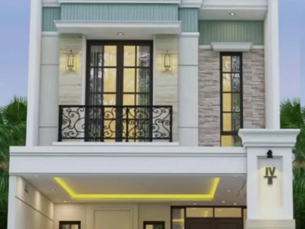 Rumah 2 Lantai Baru Semi Classic SHM di Babatan Pantai