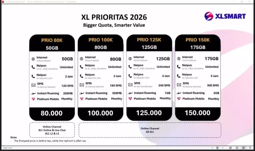 GRATIS NO Cantik dapat 50GB