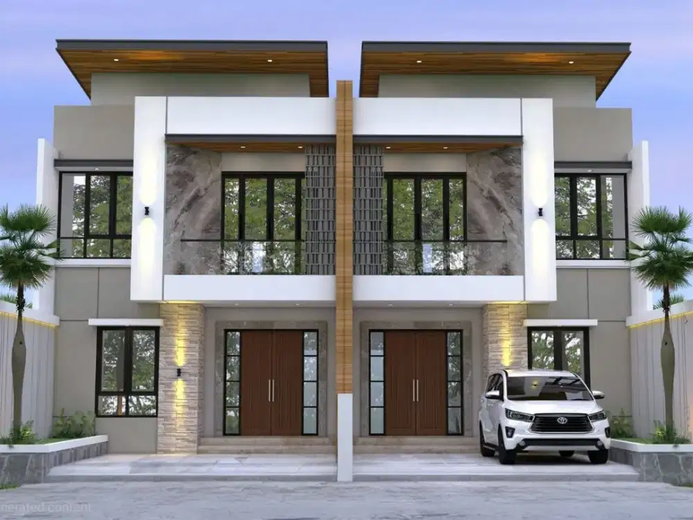 Rumah 2 Lantai Baru Minimalis SHM di Jemursari