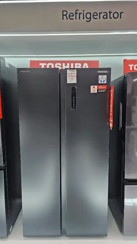 Kredit kulkas SBS Toshiba grr5696we bebas bunga free 2x cicilan