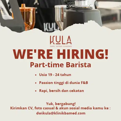 Lowongan Part-time Barista