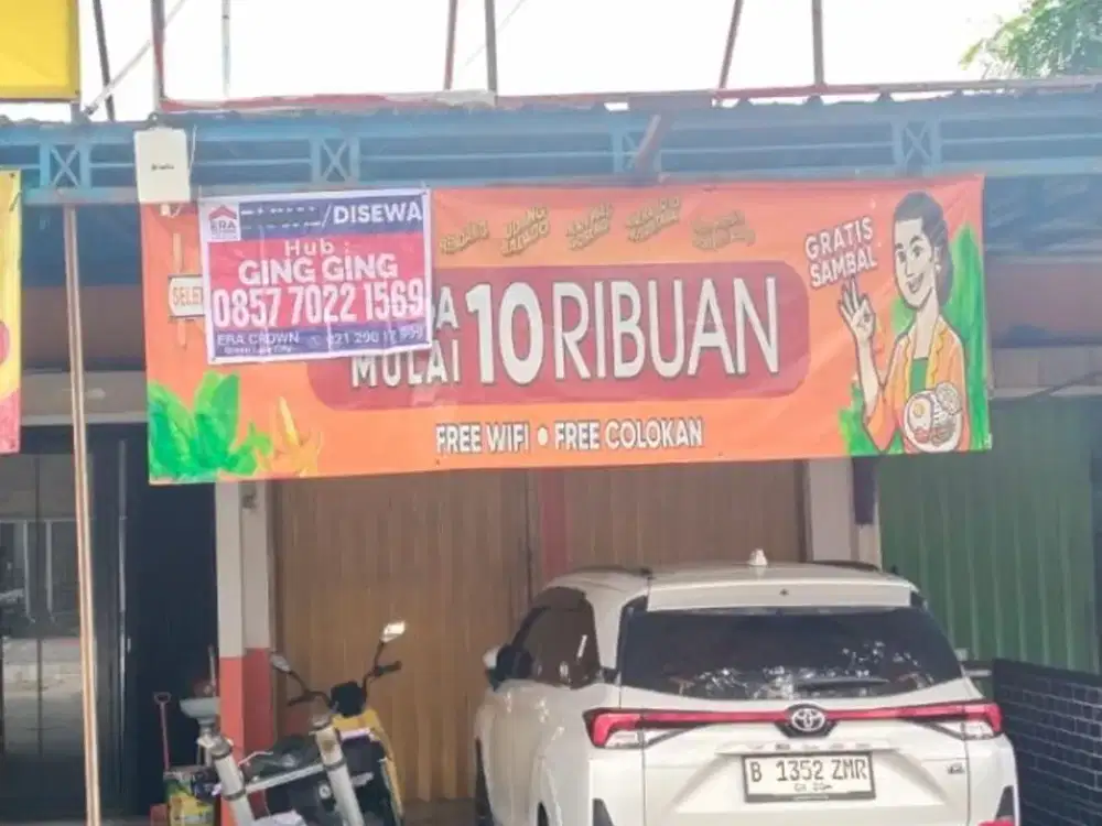 Disewakan Ruko Jl. Raden Saleh, Karang Tengah Tangerang, Perbatasan Meruya Jakbar