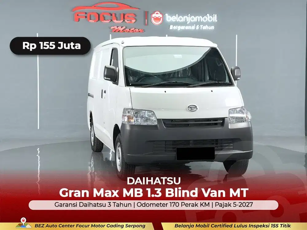 [ KM 174 PERAK ] Daihatsu Gran Max MB 1.3 Blind Van MT 2026/2025/2024