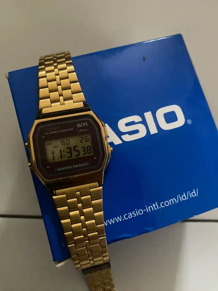 Casio 159 wgea gold mulus