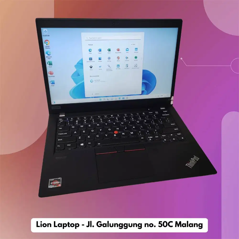 RAM 32GB AMD Ryzen 5 PRO-4650U Lenovo Thinkpad X13 SSD 256GB [26|10]