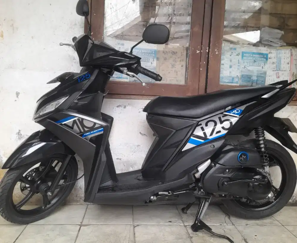 Yamaha mio M3 2016 blue core 125 cw asli hitam B dki pajak panjang