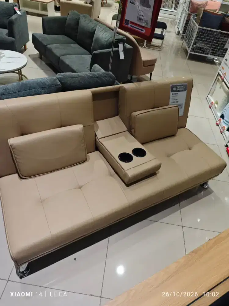 SOFABED KULIT SINTETIS