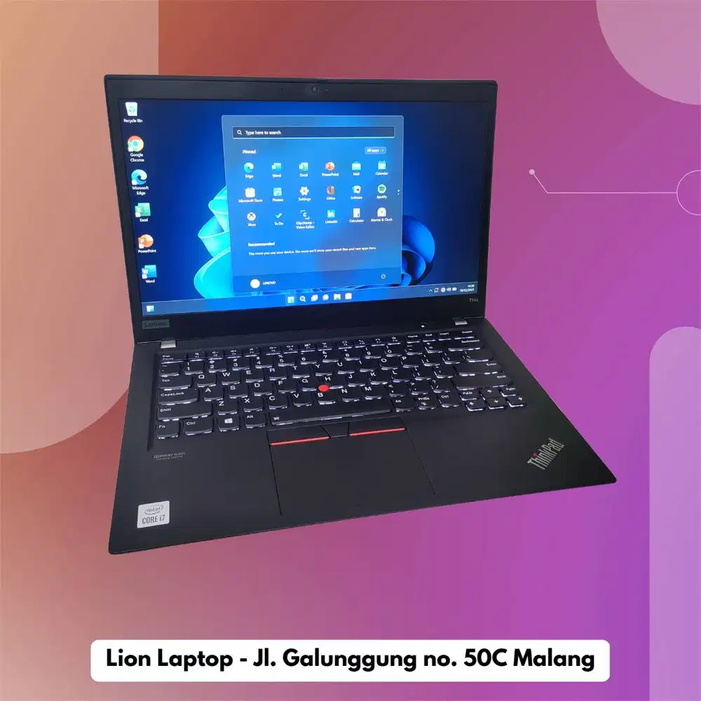 RAM 32GB Core i7 Gen 10 Slim SSD 256GB Lenovo Thinkpad T14S [26|10]