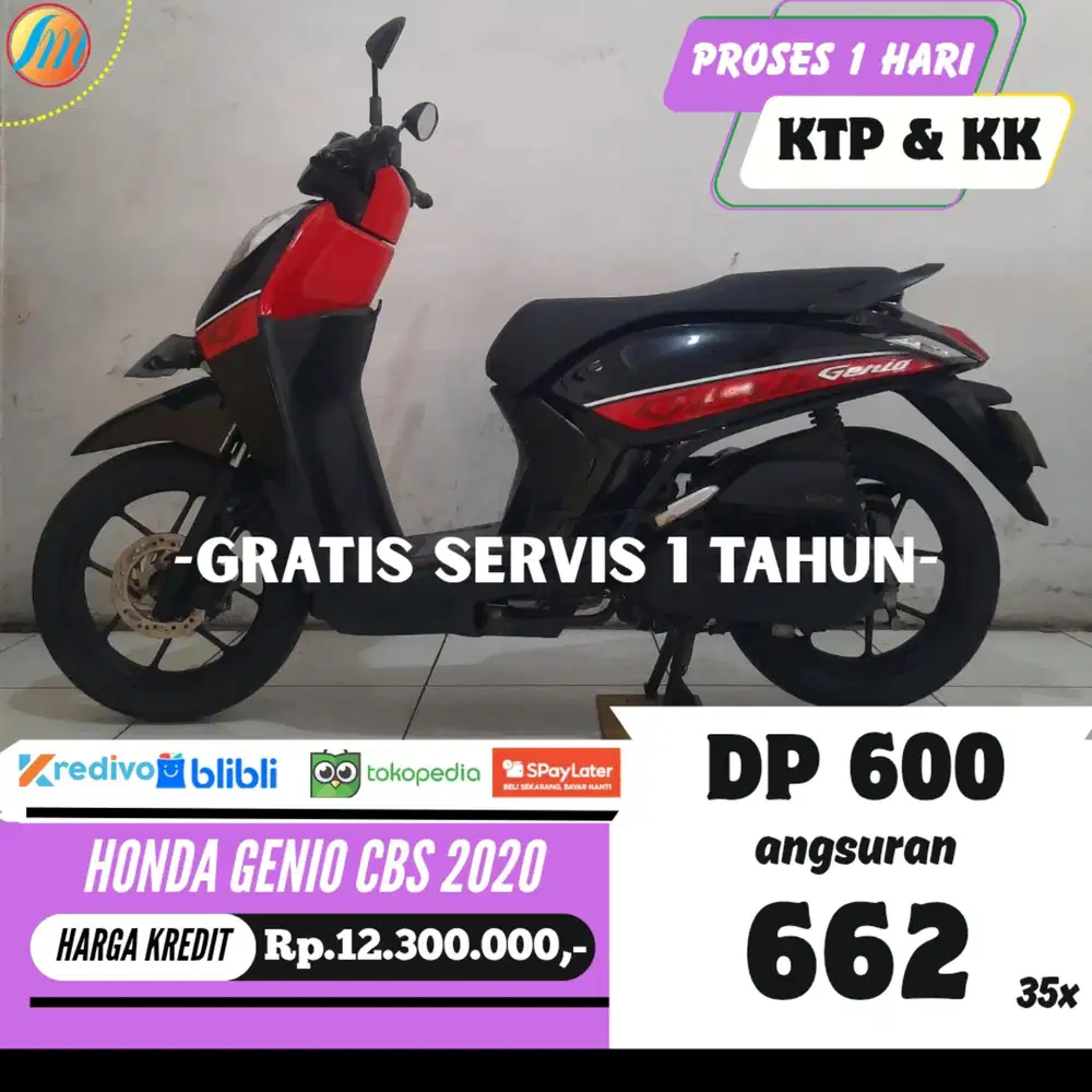 HONDA GENIO CBS 2020 KREDIT MURAH ANGSURAN SANGAT RINGAN BERGARANSI