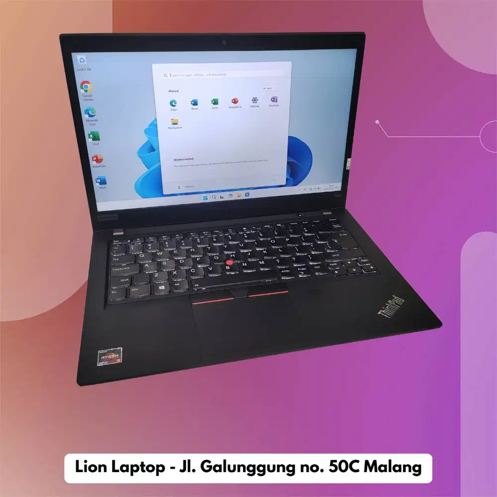 RAM 16GB AMD Ryzen 5 PRO VGA 2GB Lenovo Thinkpad T495 [26|10]