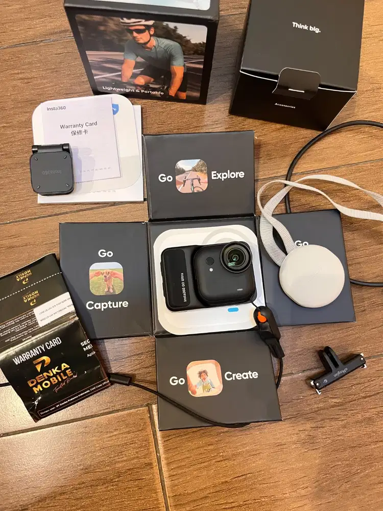Insta360 GO Ultra + SanDisk Extreme Pro 128GB + Bonus Quick Release