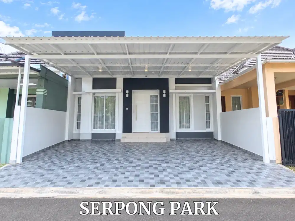 RUMAH SIAP HUNI 1 LANTAI DI SERPONG PARK