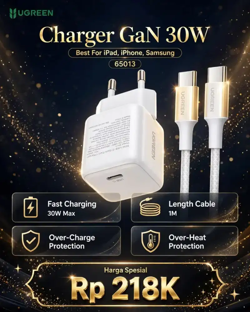 Set charger GaN 30W UGREEN