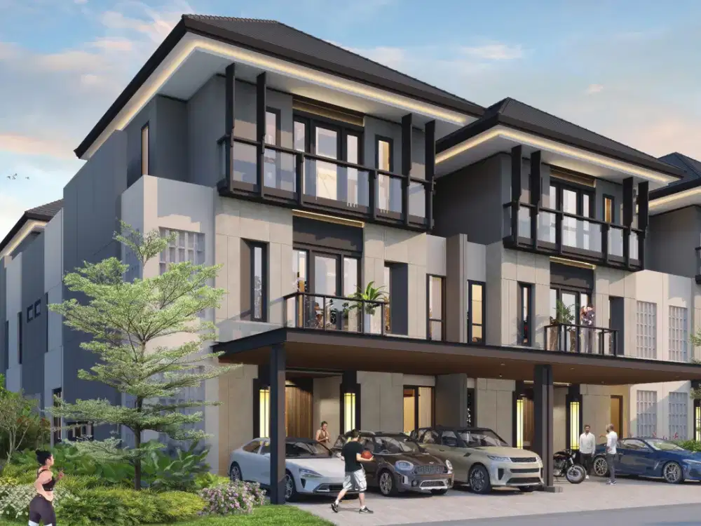 Rumah di BSD Tanpa DP, Cuma 8 Unit, Rp. 6.7M, LB 282 M2, Namee Neu By Eonna - BSD - 3 Menit ke Mall Eastvara, Mewah, 6 KT, 5 KM, 3 Lantai, Dekat Grand