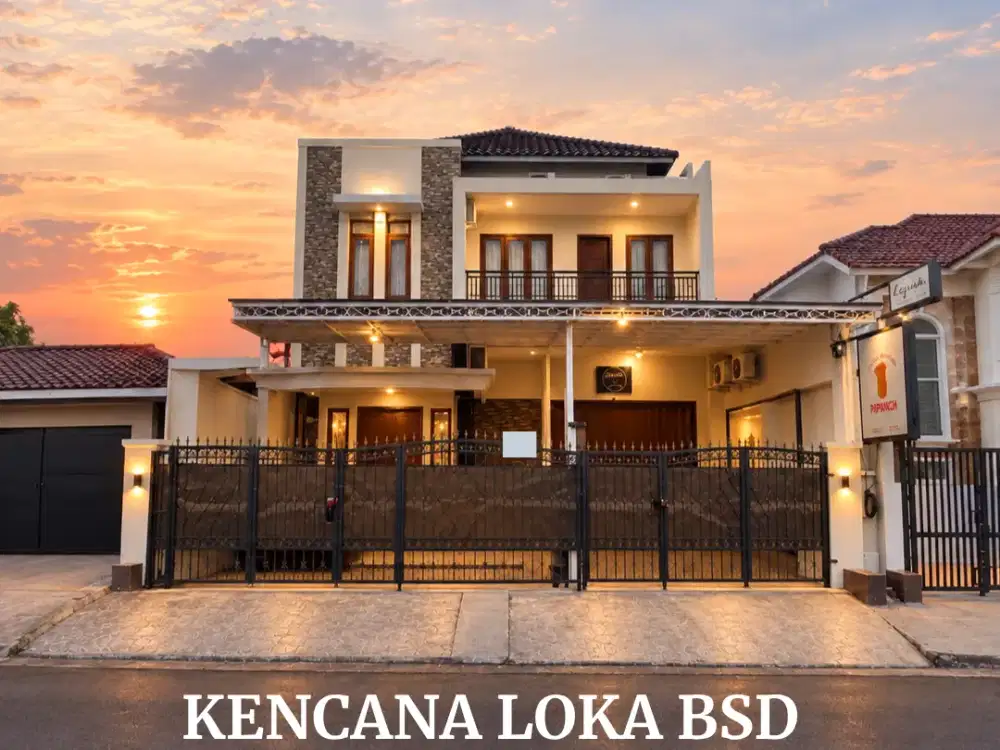 RUMAH 2 LANTAI DI JALAN BOULEVARD KENCANA LOKA BSD