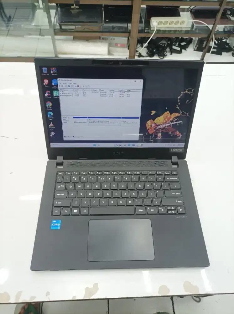 Acer Travelmate Intel i5 gen 12 Ram 8 GB SSD 256 GB