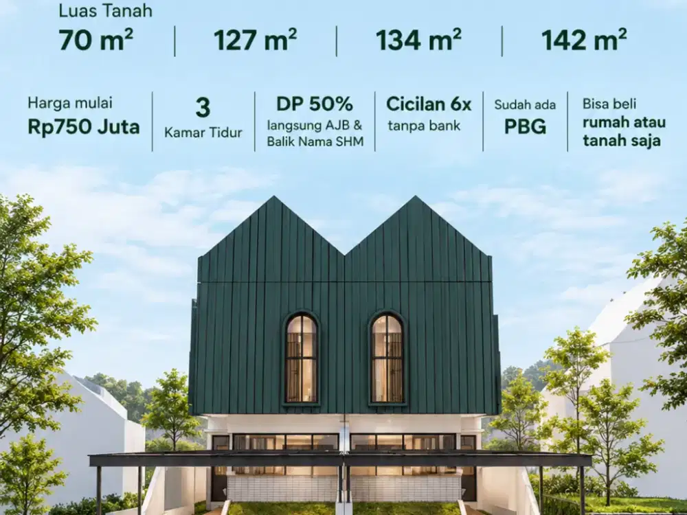 Rumah Padasuka Bandung – Bisa Pilih Rumah atau Tanah