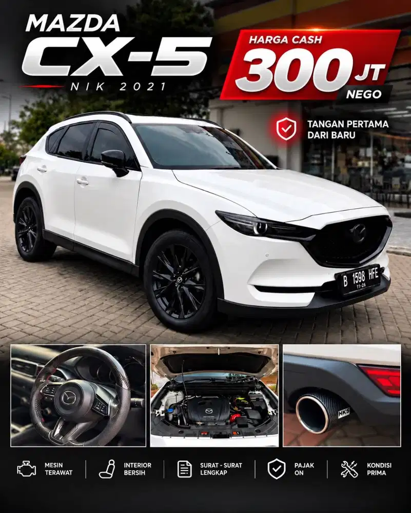 CASH Mazda CX5 GT Nik 2021 Tgn pertama terawat
