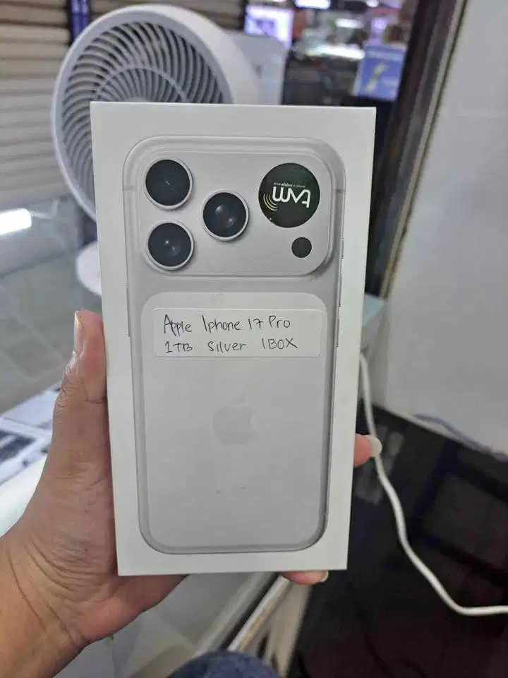 IPhone 17 Pro 1TB Silver New Segel Garansi Resmi IBox