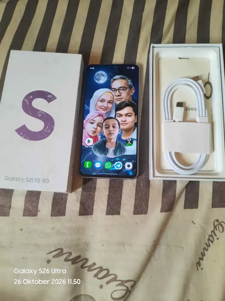 Samsung S21 FE 5G velvet 8+8/256GB fullset NO MINUS grs SEIN