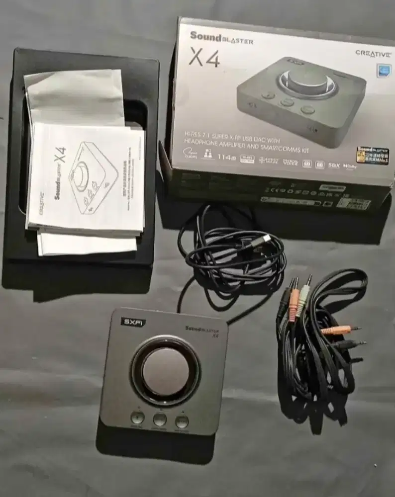 AUDIO SOUND BLASTER X4 EXTERNAL DAC 7.1