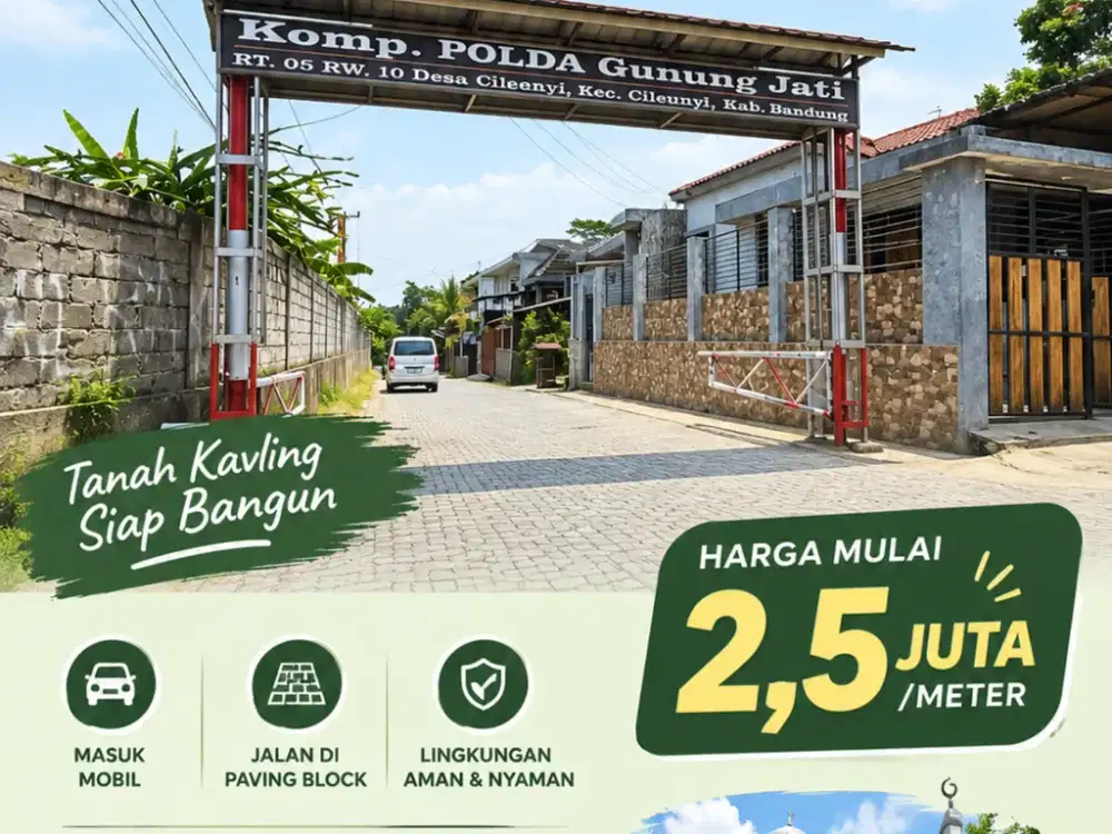 Punya Rencana Rumah Dekat Pesantren? Cek Kavling Polda Gunung Jati Cileunyi!