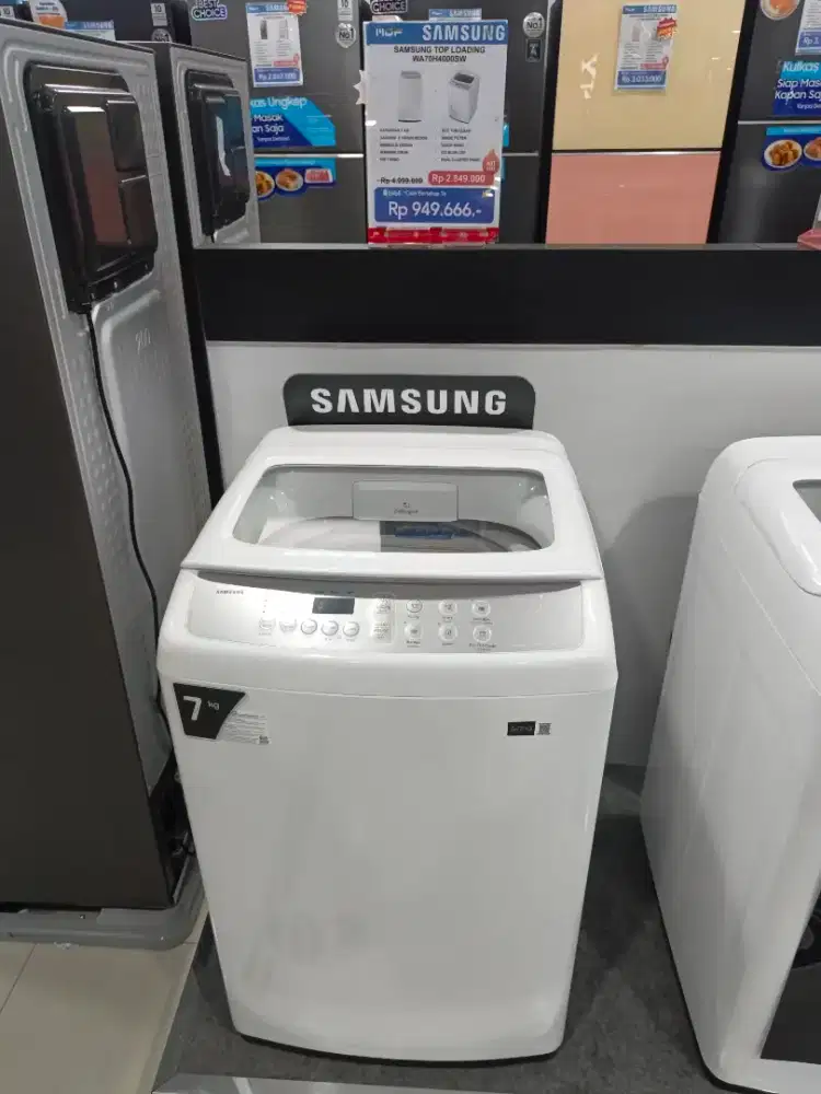 Kredit mesin cuci samsung top loading