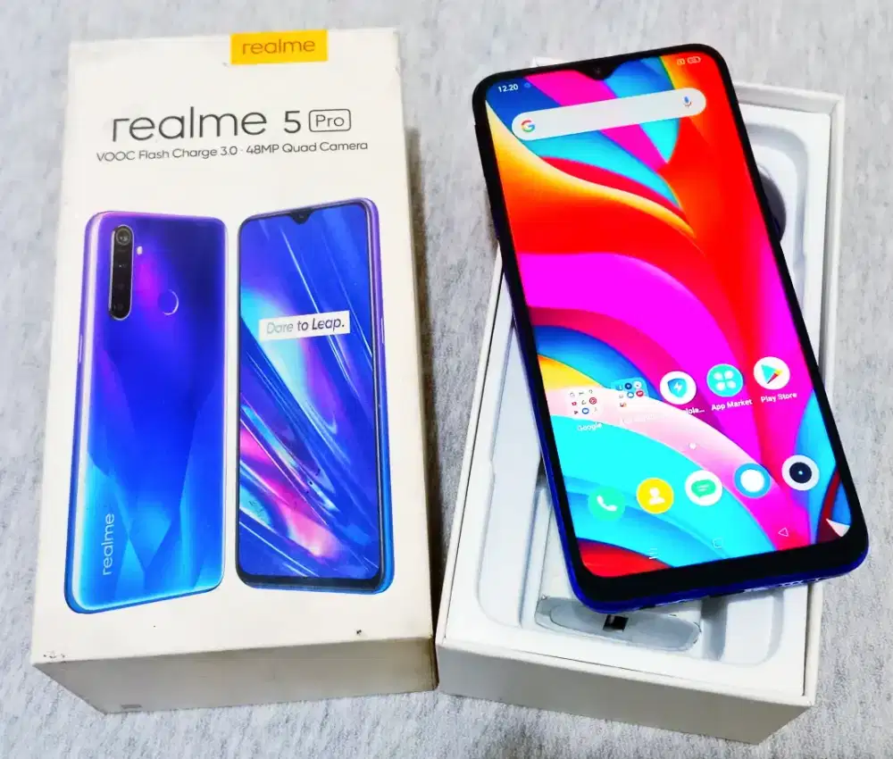 REALME 5 PRO 4GB/128GB LENGKAP ORI