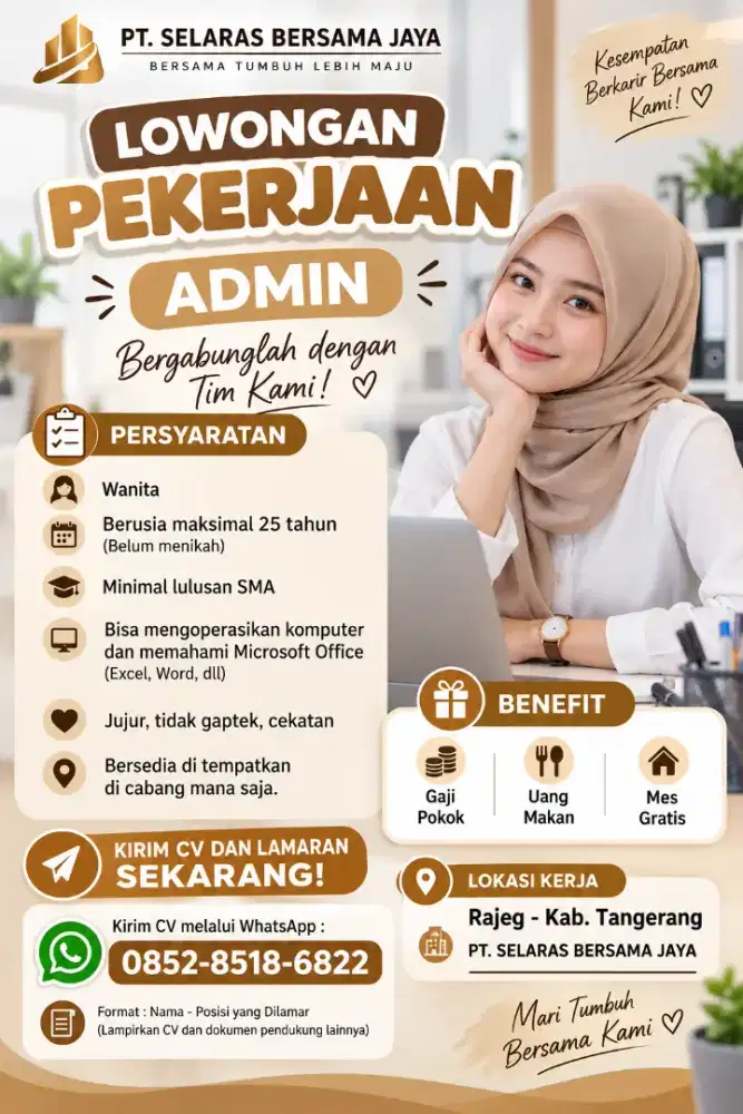 Lowongan Admin Kosmetik