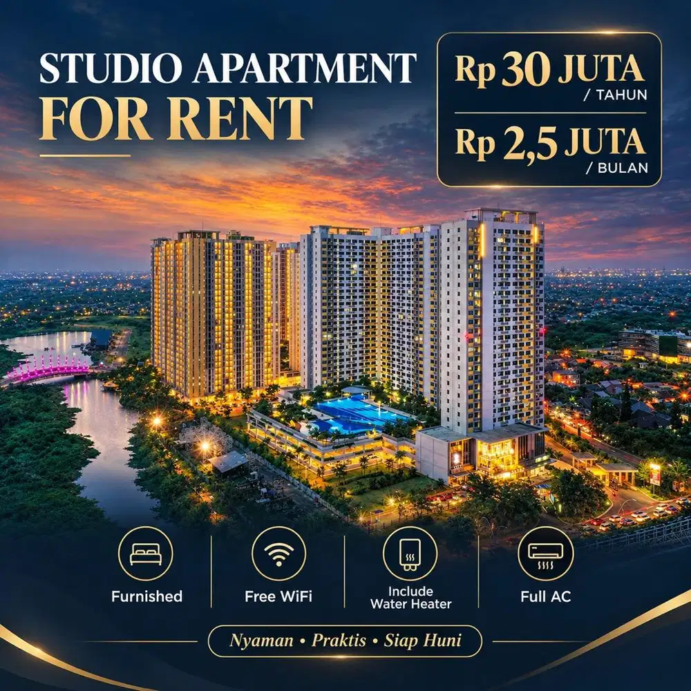 Disewakan Apartemen Springlake Summarecon