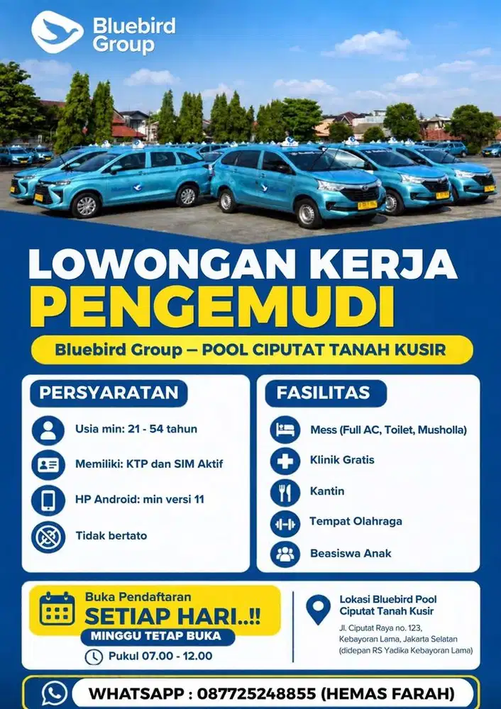 Loker Driver Bluebird