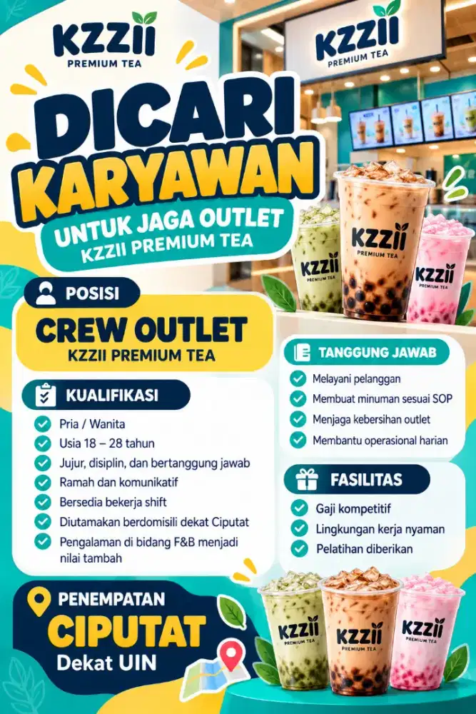 Dibutuhkan karyawan toko