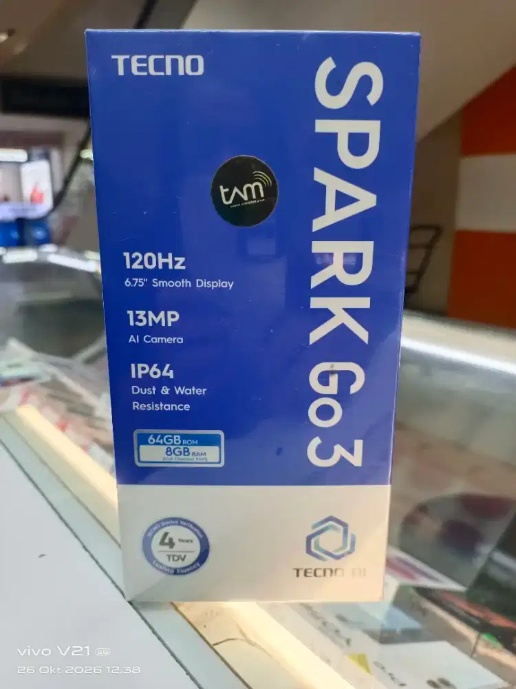 Tecno Spark Go 3 Garansi Resmi