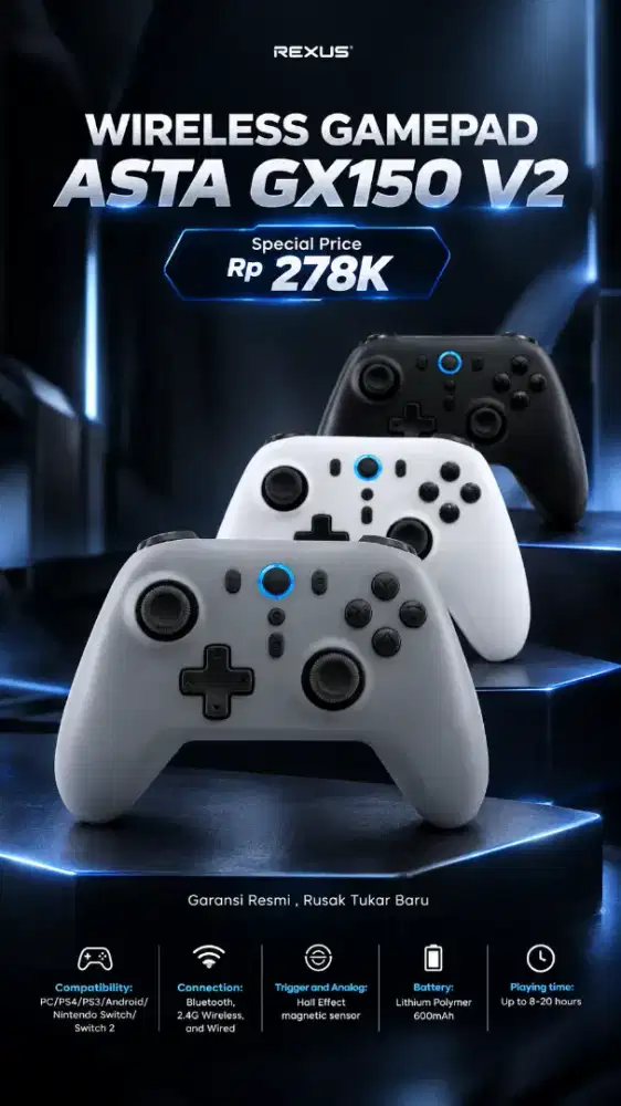 Gamepad rexus ASTA GX150 V2
