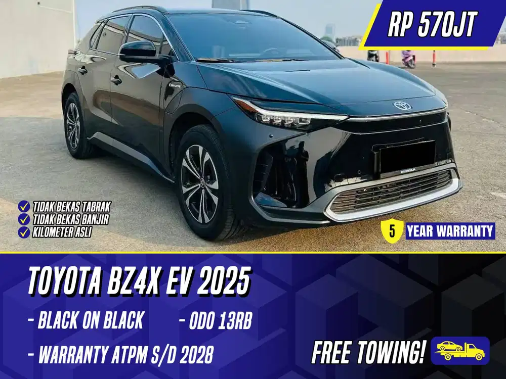 Toyota BZ4X EV 2025 NIK 2023 Black Hitam Electrix Listrik BZ 4X