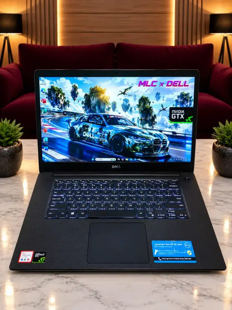 Laptop Desain Dell XPS 15 9560 i7 GTX 1050 Baterai Awet 100%