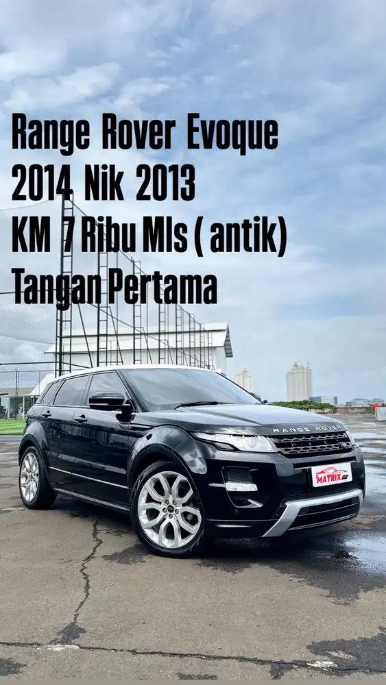 Land Rover Sport(Evoque) 2014 Nik13 Black on black Siap pakai